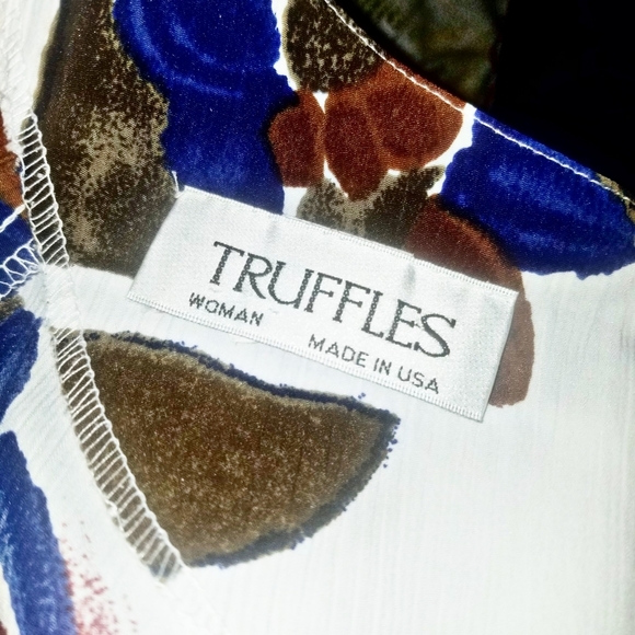 Truffles 22W Abstract 80s 90s Style Shirt - Picture 2 of 8